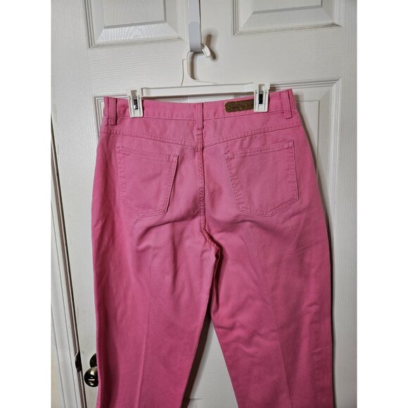Vintage 90s  Bill Blass High Rise Womens Jeans Stretch Pink Size 12x30 - Picture 6 of 8